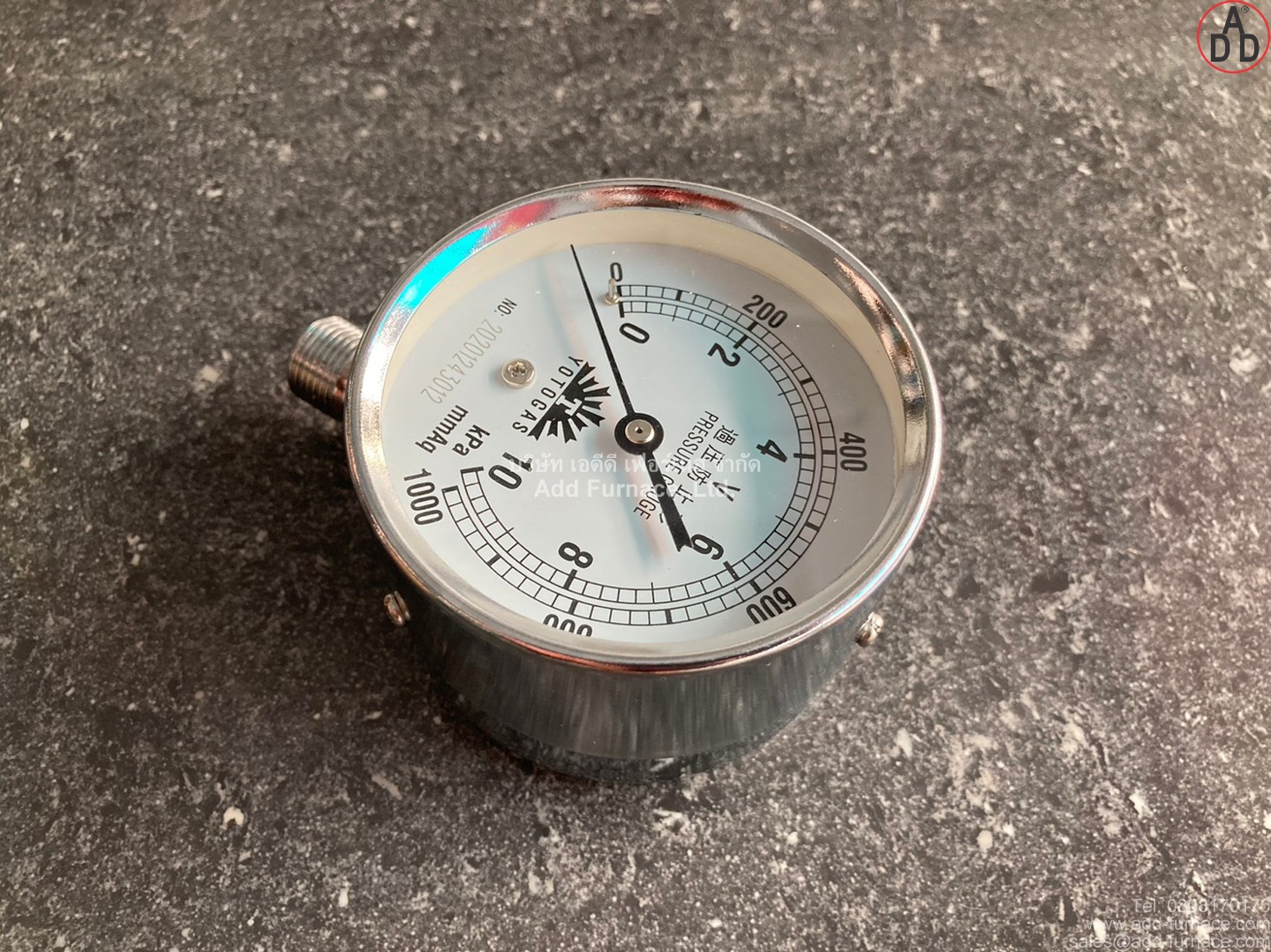 YOTOGAS PRESSURE GAUGE 0-10kPa(4)